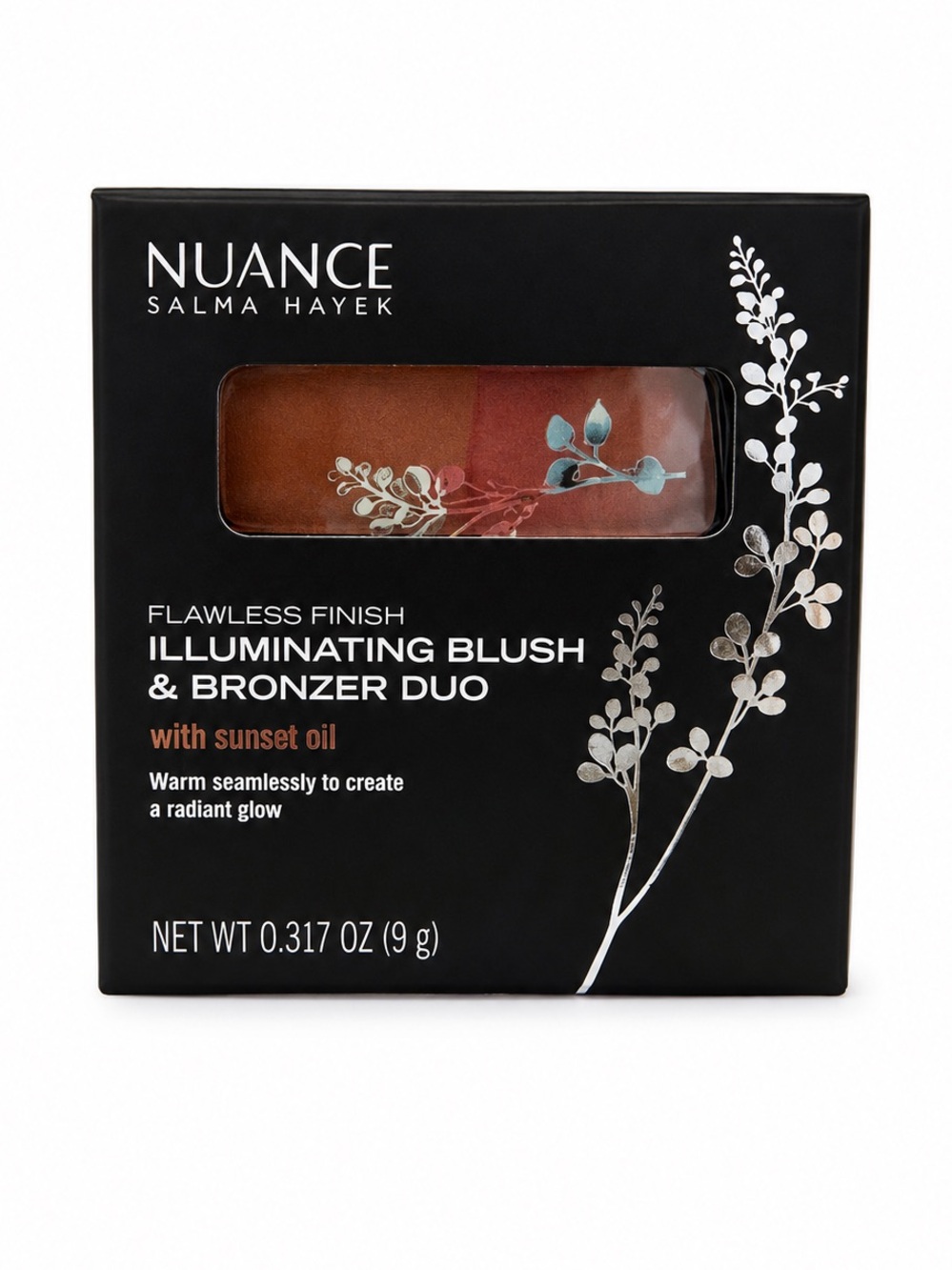 NUANCE Salma Hayek Flawless Finish Illuminating Blush & Bronzer Duo Coral Glow
